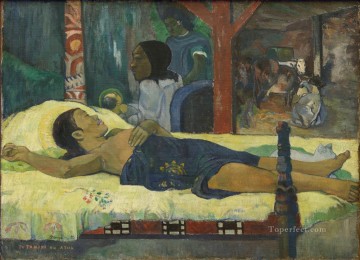 Te Tamari No Atua Natividad Postimpresionismo Primitivismo Paul Gauguin Pinturas al óleo